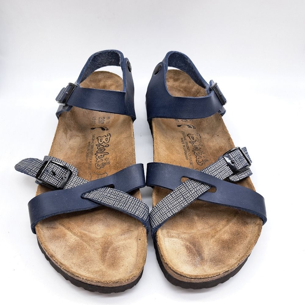 Birkenstock Blue Sandals Adjustable Comfort Footbed